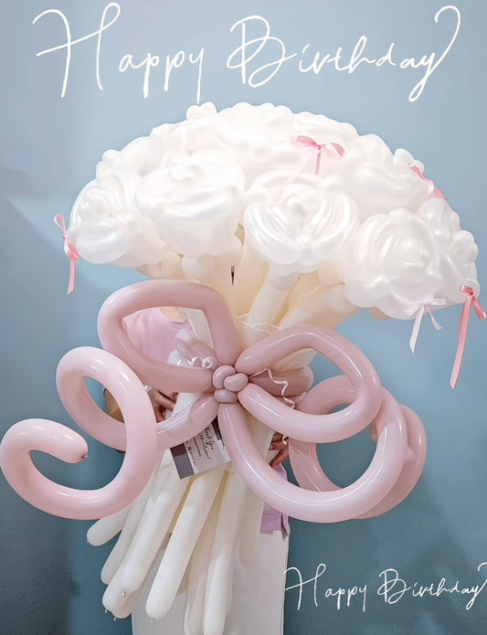 Pearl white Rose bouquet