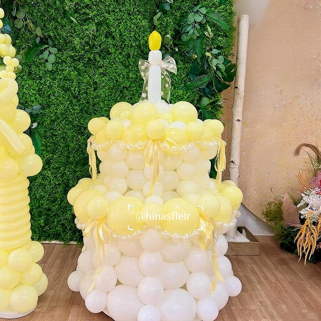 🎂 Balloon Cake Setup – The Showstopper Centerpiece