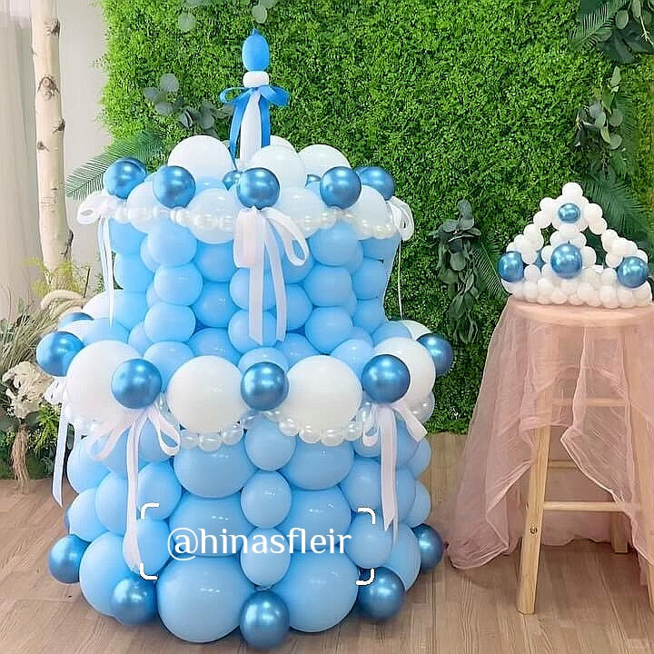 🎂 Balloon Cake Setup – The Showstopper Centerpiece