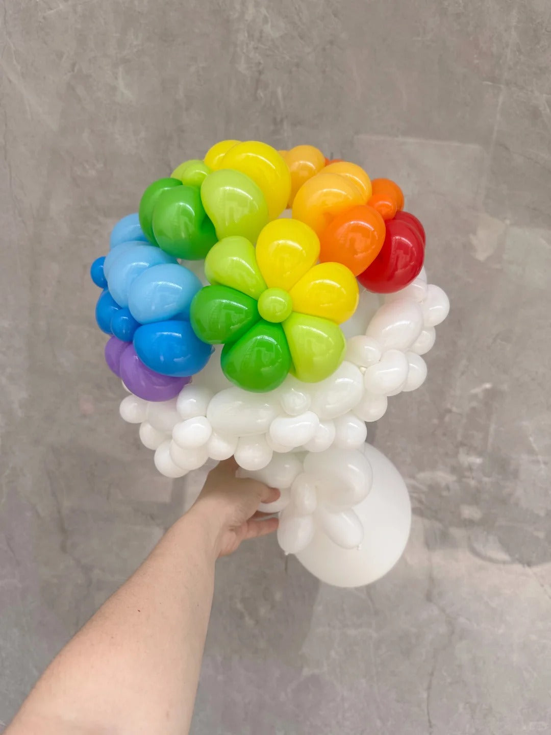 Rainbow Cloud Bouquet – Airy Encouragement Gift