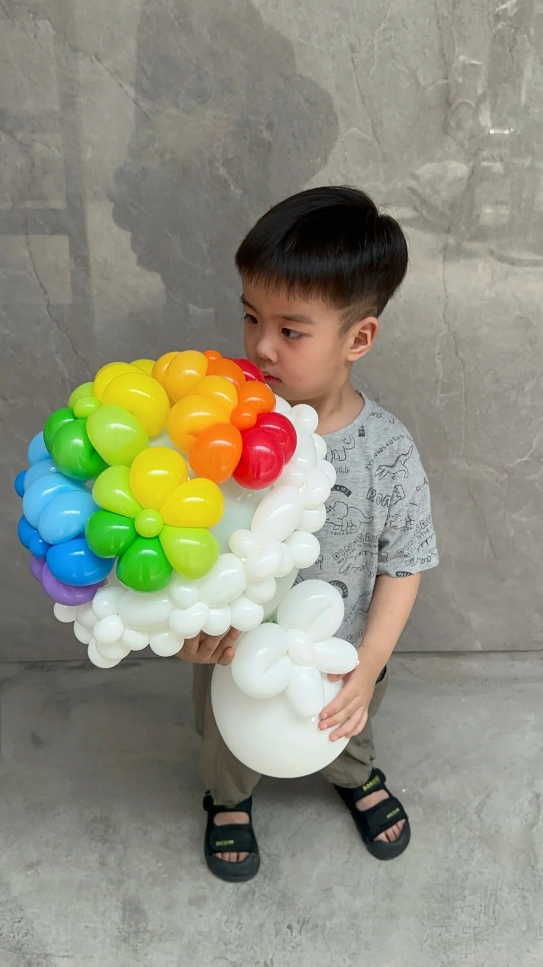 Rainbow Cloud Bouquet – Airy Encouragement Gift
