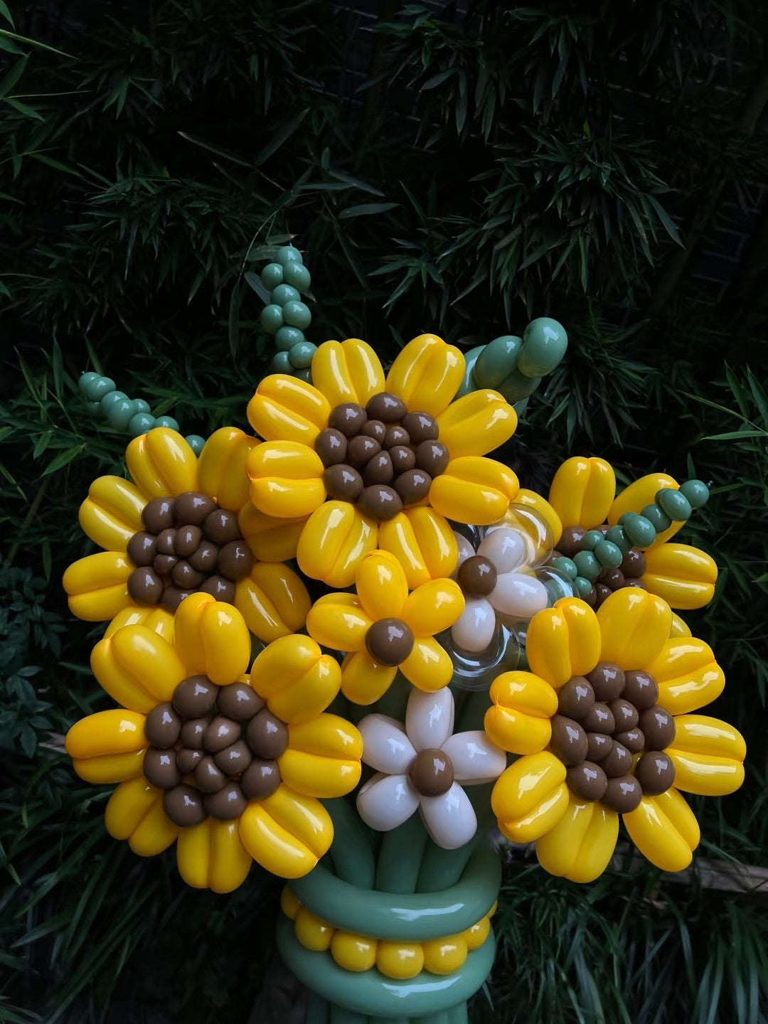 🌻 Made in 360 double latex balloon! Sunflower Garden Bouquet – Hina’s Fleir Original 🌻