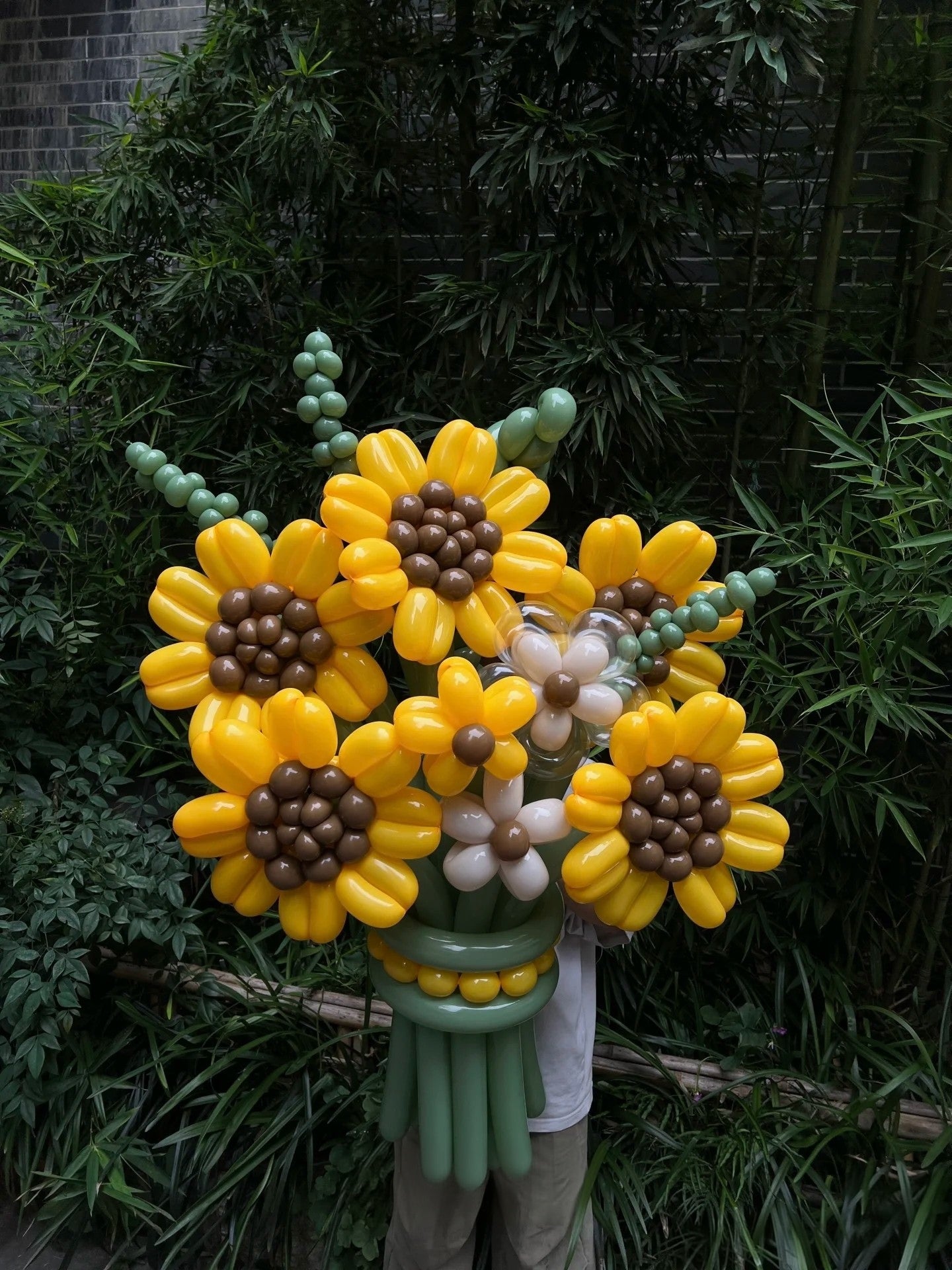 🌻 Made in 360 double latex balloon! Sunflower Garden Bouquet – Hina’s Fleir Original 🌻