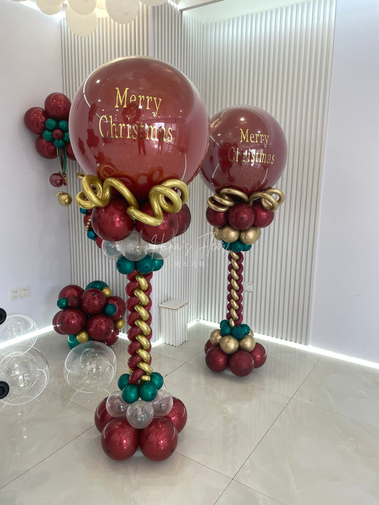 Merry Christmas Seasonal Guide Pillar