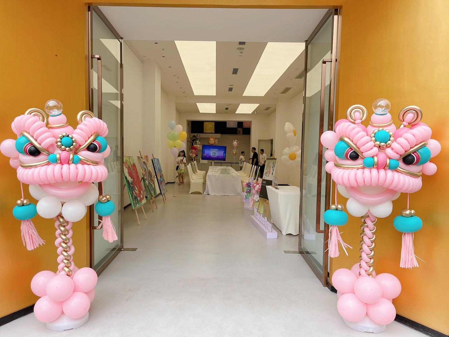 Fortune Lion Duo (Blush Edition)